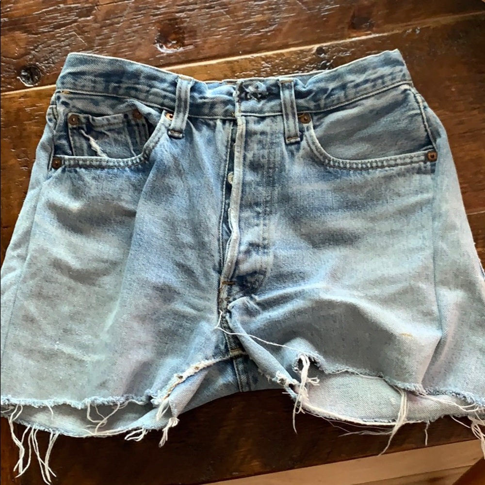 Levi’s jean mom shorts